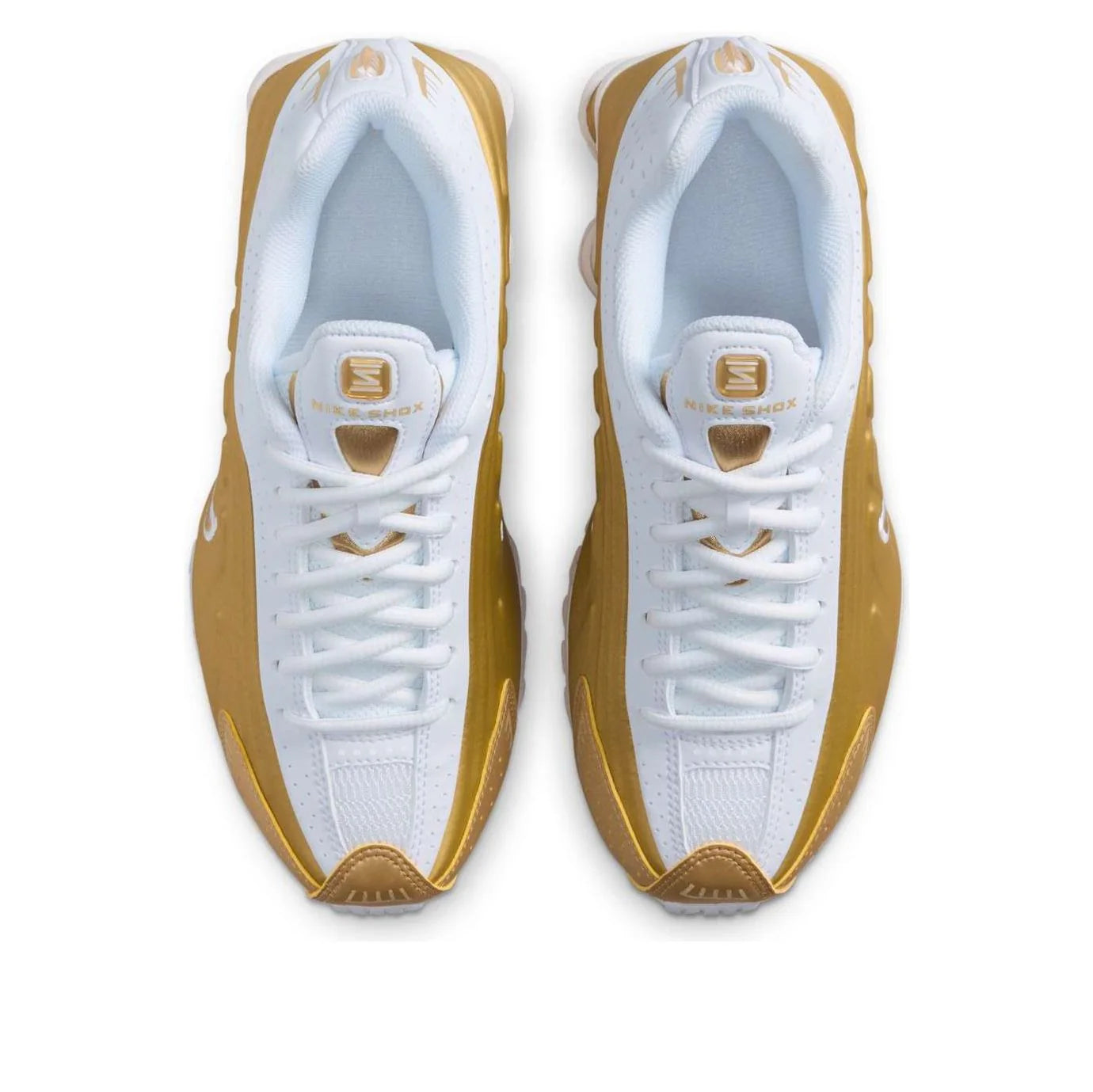 Nike(GS) Shox R4 'Metallic Gold White (38.5)