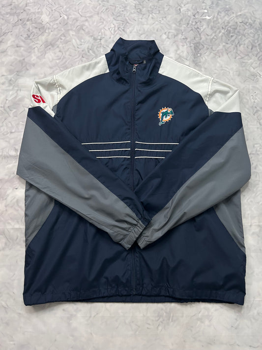 CORTAVIENTOS RETRO VINTAGE NFL DOLPHINS  (XL)