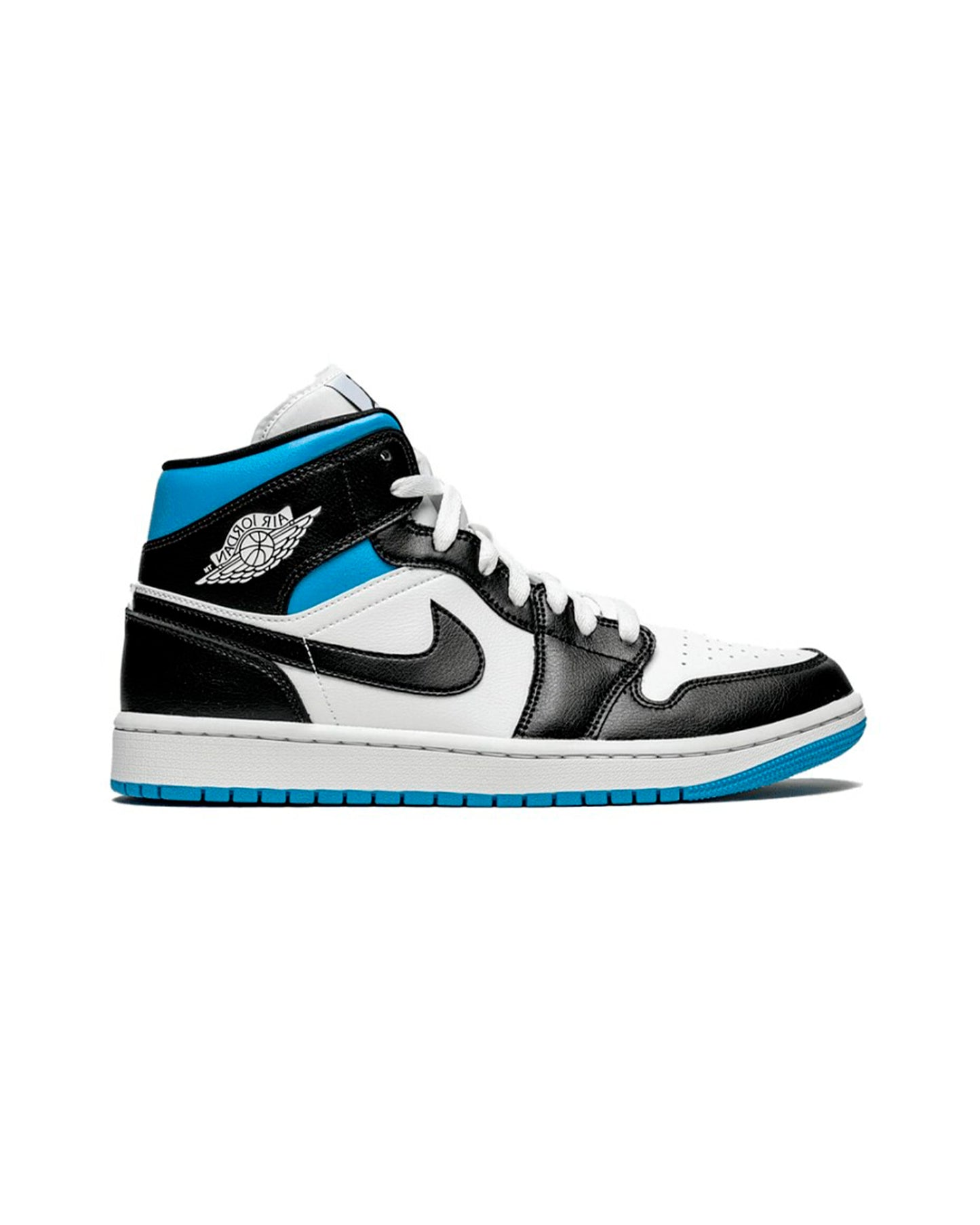 Air Jordan 1 Mid Royal Black and Blue (36.5)